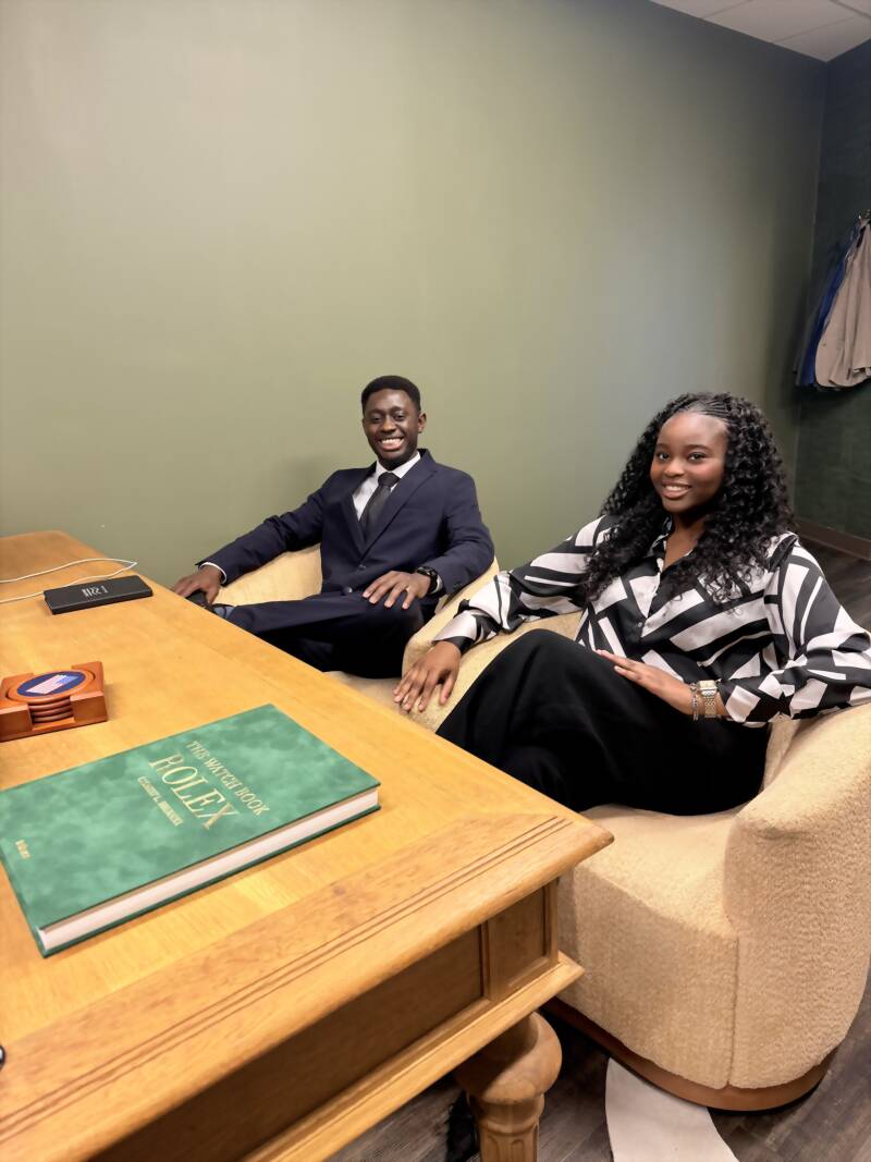 A New Acquisitions manager coaching a team member one-to-one in the Atlanta office